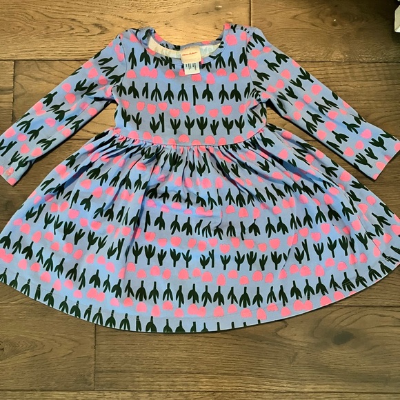 EUC Hanna Andersson Baby Super Soft Skater Dress and Leggings Set- 2T - Picture 2 of 5